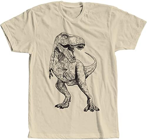 1980年代T.REX グレー Tシャツ Amazon.com: Jurassic Park T-Rex Orange Head Roaring T-Shirt Small